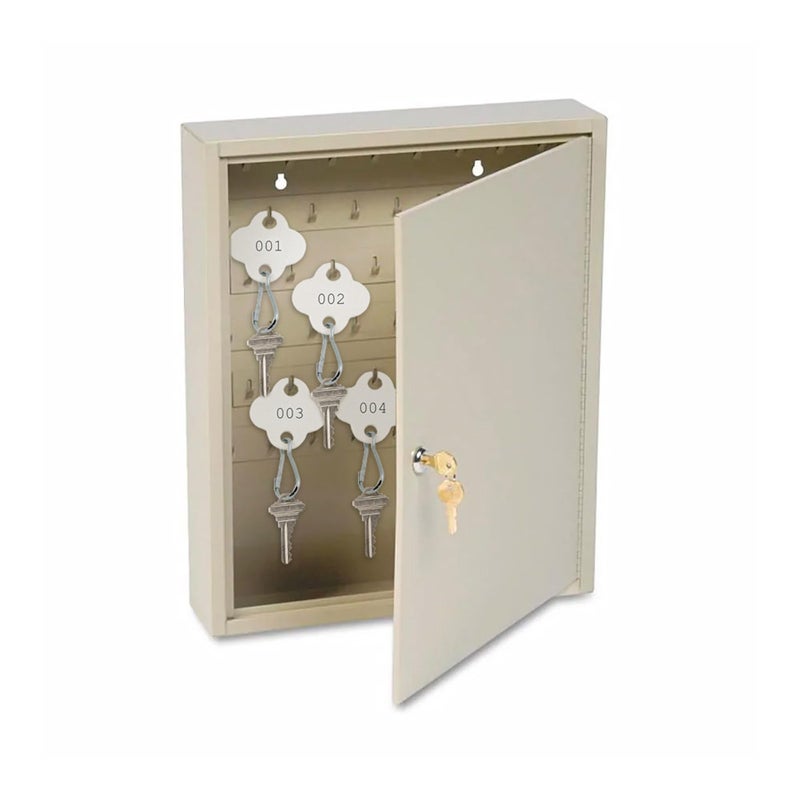 Lucky Line Shamrock Cabinet Key Tag with Hook, 20 Pack, White (25700) - Image 4